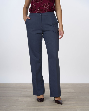 Pantaloni dritti effetto jeans