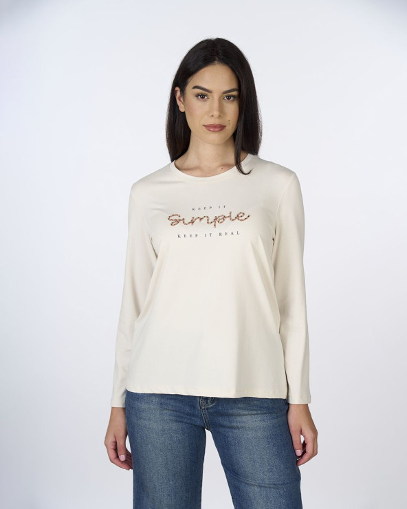 T-shirt ghiaccio con stampa...