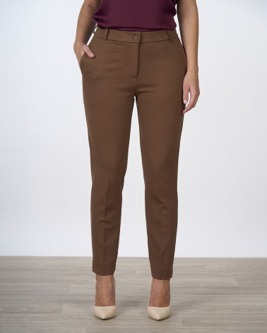 Pantaloni slim fit in punto milano