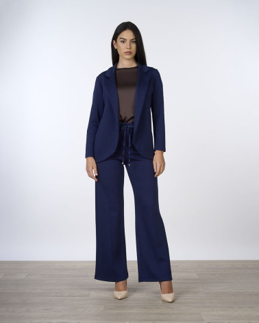 Giacca monopetto con revers classici