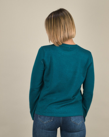 Maglia con strass degradé