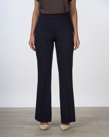 Pantaloni svasati in mano lana