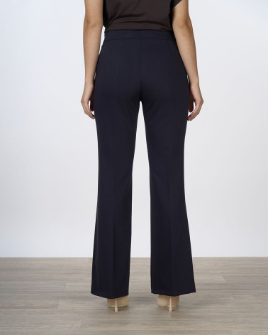 Pantaloni svasati in mano lana