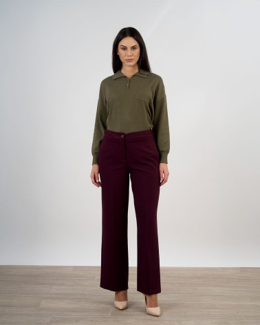 Pantaloni eleganti gamba dritta