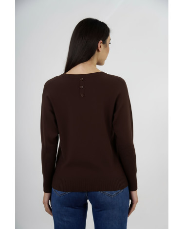 Maglia con bottoni sul retro